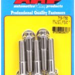 "3/8""-24 x 1.750 12pt SS bolts" (5pcs)