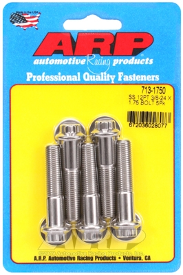 8CBB9093-014C-9507-F1D1-5A7E551C6E15 "3/8""-24 x 1.750 12pt SS bolts" (5pcs) - Image 1