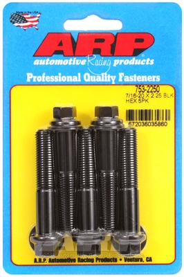 8D796844-CFA5-8004-B765-3D26BEE77014 "7/16""-20 x 2.250 hex black oxide bolts" (5pcs) - Image 1