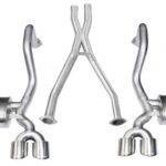 Corsa Cat-Back 2.5" Dual Rear Twin 4" Corvette C5 5.7 97-04