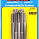 "3/8""-16 x 3.500 12pt 7/16 wrenching SS bolts" (5pcs)
