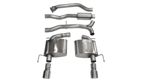 8DCE13D8-29E8-7044-16C5-E0EBF87F2AE5 Corsa Cat-Back 3.0" Dual Rear Single 4.0" ATS 2.0 13-19 - Image 1