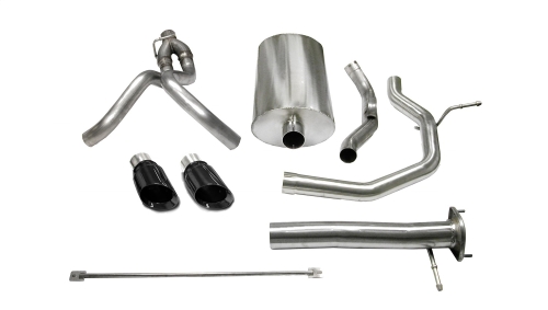8E485587-42DB-00C1-B744-5E6624E07E50 Corsa Cat-Back 3.0" Dual Rear Single 4.0" SSR 5.3/6.0 03-06 - Image 1