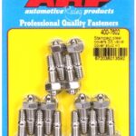 Stamped steel covers SS valve cover stud kit