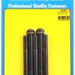 "3/8""-24 x 4.000 hex black oxide bolts" (5pcs)