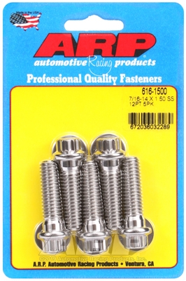 8F2BB602-F9B9-863C-6073-BA2FE968ACB7 "7/16""-14 X 1.500 12pt SS bolts" (5pcs) - Image 1