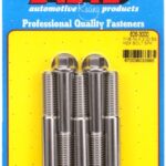 "7/16""-14 X 3.000 hex SS bolts" (5pcs)