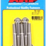 M8 x 1.25 x 50 hex SS bolts (5pcs)
