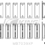 King Main Bearing Shell BMW M20, M50 2.0L, 2.5L, 2.7L