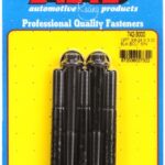 "3/8""-24 x 3.000 12pt black oxide bolts" (5pcs)