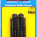 M10 x 1.25 x 70 hex black oxide bolts (5pcs)
