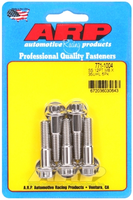 907C804E-7A7F-5D6F-A1AD-EFA7B23A5857 M8 x 1.25 x 35 12pt SS bolts (5pcs) - Image 1