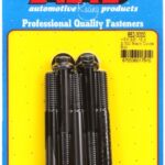 "3/8""-16 X 3.000 hex black oxide bolts" (5pcs)