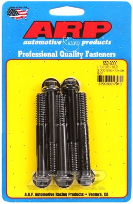 90B8D87E-695E-FDE9-932A-731AEEEDA476 "3/8""-16 X 3.000 hex black oxide bolts" (5pcs) - Image 1
