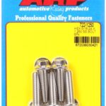 "5/16""-24 x 1.250 hex SS bolts" (5pcs)