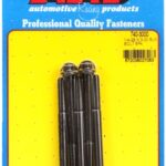"1/4""-28 x 3.000 12pt black oxide bolts" (5pcs)