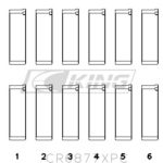 King Conrod Bearing Shell BMW S54B32 3.2L