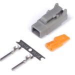 Haltech Plug and Pins Only Male Deutsch DTM-2 Conn (7.5 Amp)