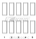 King Conrod Bearing Shell 2.5L TTRS EA855