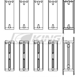 King Main Bearing Shell BMW M40, M42, M43 1.6L, 1.8L