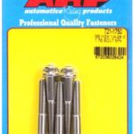 "1/4""-28 x 1.750 hex SS bolts" (5pcs)