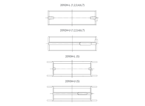 94934CF0-73FA-0737-D3F6-4454F2341000 ACL Main Bearing Shell Ford 4.0L Barra (incl. turbo) - Image 1