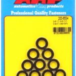 "3/8""ID 5/8""OD black washers" (10pcs)