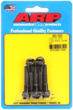 "1/4""-20 X 1.500 hex black oxide bolts" (5pcs)