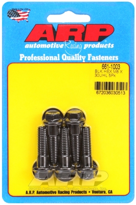 97440D4E-85A7-A243-3460-3E978FDCD9BF M8 x 1.25 x 30 hex black oxide bolts (5pcs) - Image 1