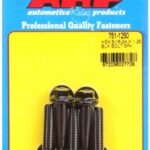 "5/16""-24 x 1.250 hex black oxide bolts" (5pcs)