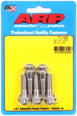 98757477-40A3-0BB0-3169-62B6A15DDA3C M8 x 1.25 x 30 12pt SS bolts (5pcs) - Image 1