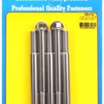"7/16""-14 X 4.750 hex SS bolts" (5pcs)