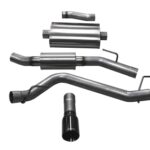 Corsa Cat-Back 3" Single Side Single 4" Gladiator 3.6 20-23