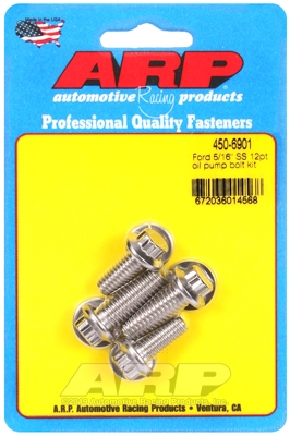 999FE98E-9168-8D6A-F574-95712C5D419E Ford 5/16"" SS 12pt oil pump bolt kit" - Image 1