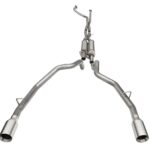 Corsa Cat-Back 3.0" Dual Rear Single 5.0" Ram TRX 6.2 21-23