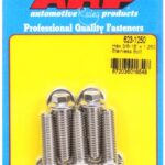 "3/8""-16 x 1.250 hex SS bolts" (5pcs)