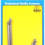 "Quadrajet with 1/4"" base gasket SS carb stud kit"
