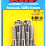 "3/8""-16 x 1.750 hex SS bolts" (5pcs)