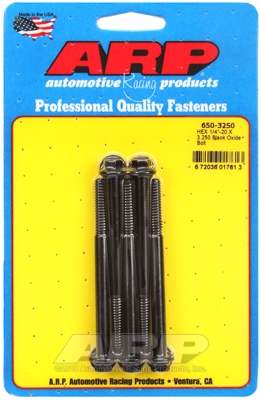 9CDFEDD6-4058-98B3-47D6-9F2EAD643C51 "1/4""-20 X 3.250 hex black oxide bolts" (5pcs) - Image 1