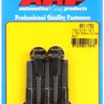 "5/16""-18 X 1.750 hex black oxide bolts" (5pcs)