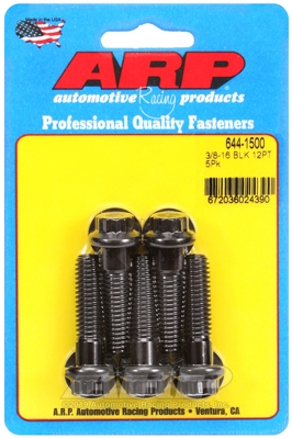 9DDCDDA4-D0EB-5167-03B3-3CAAB20B3F07 "3/8""-16 x 1.500 12pt 7/16 wrenching black oxide bolts"5pcs - Image 1