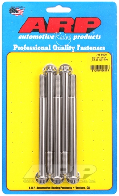 9E078504-5B6E-BE28-D4DC-0EEA90F468F6 "3/8""-24 x 5.000 12pt SS bolts" (5pcs) - Image 1