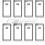 King Conrod Bearing Shell PEUGEOT EW7, EW10, EW12, XU7