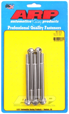 9E44DF98-3B23-51CC-347D-104BAC5E3A1A M8 x 1.25 x 100 hex SS bolts (5pcs) - Image 1