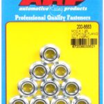 M10 X 1.25 locking flange nut kit (10pcs)