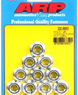 M10 X 1.25 locking flange nut kit (10pcs)