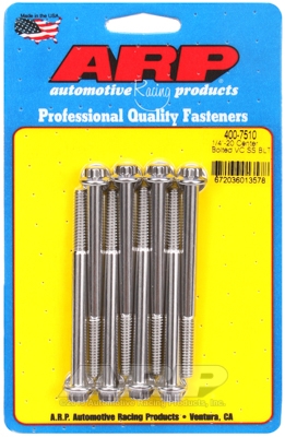 9F966113-0CCC-C96F-F1F4-FD8AA0D4998C SS 1/4-20 center bolted valve cover bolt kit - Image 1