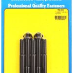 "7/16""-20 x 3.500 hex black oxide bolts" (5pcs)