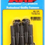 ARP M10 x 1.25 x 45 hex black oxide bolts (5pcs)