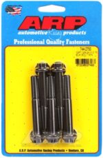 "3/8""-24 x 2.750 12pt 7/16 wrenching black oxide bolts"5pcs